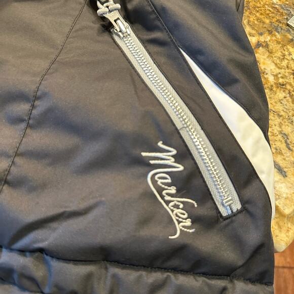 Marker Women’s Size 10 Black and White Ski Coat/Jacket Faux Fur Trim - Picture 9 of 15